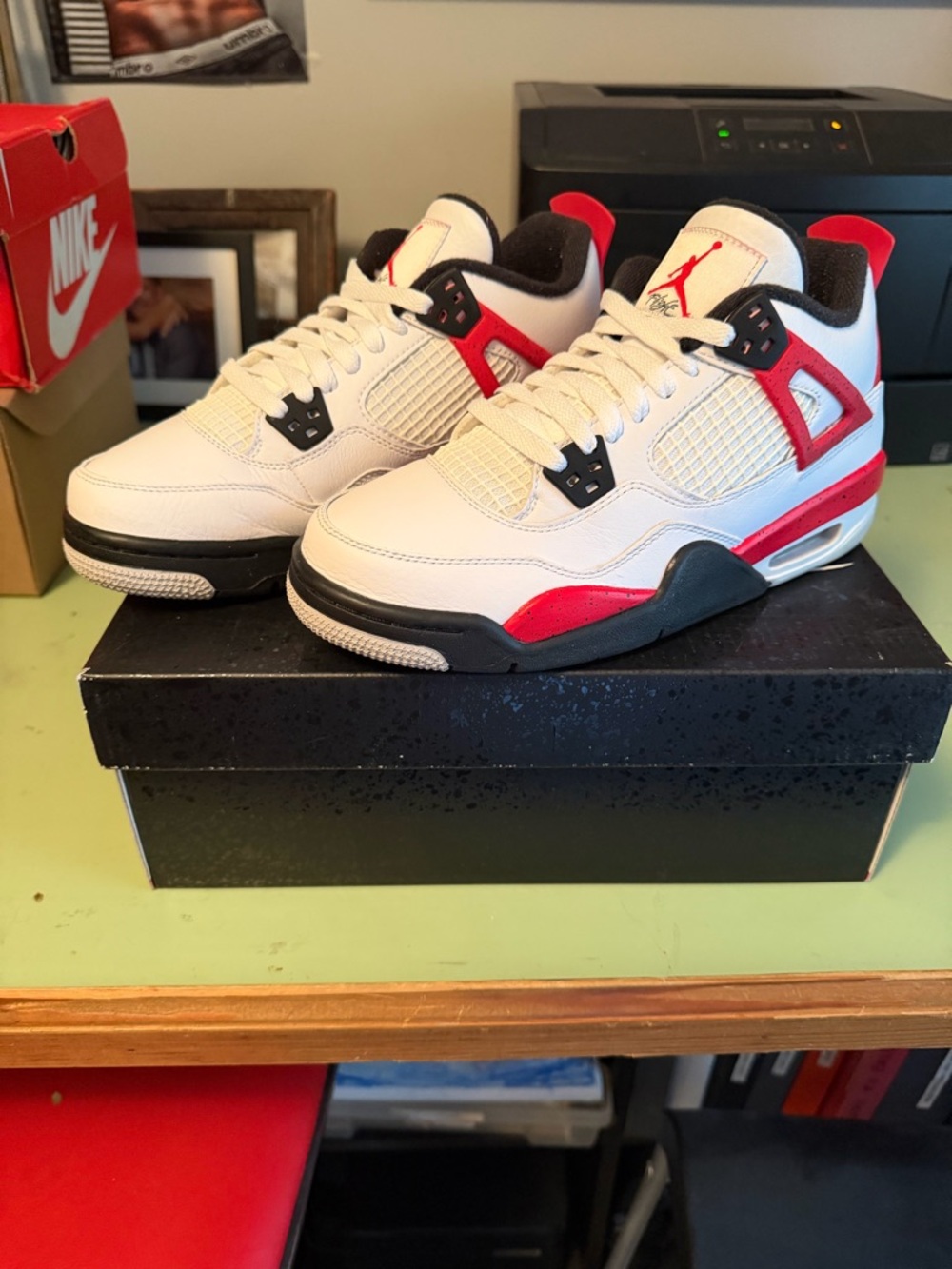 Jordan 4 Retro “Red Cement” (6.5Y / 8W)